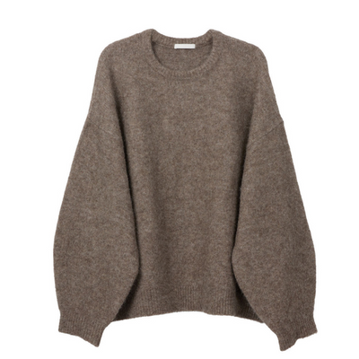 Alpaca Blend Jumper - Walnut