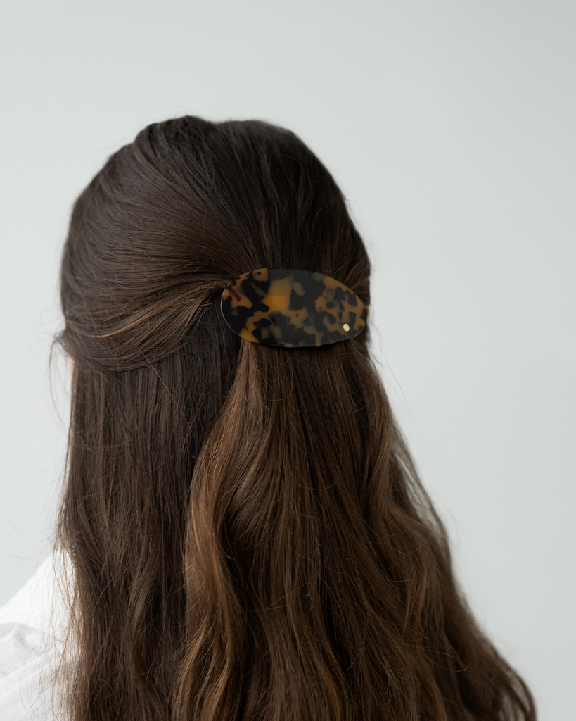Barette Clip - Dark Tort