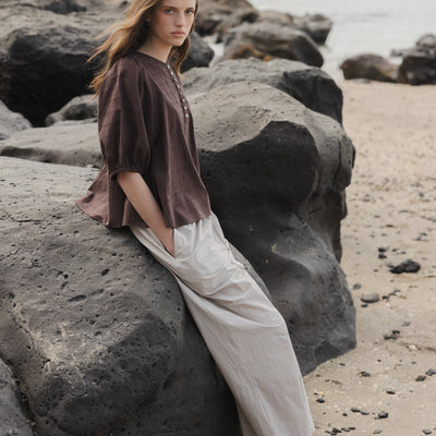 Effortless Pant - Oyster