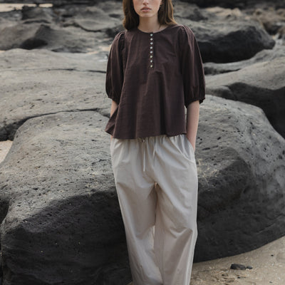 Effortless Pant - Oyster