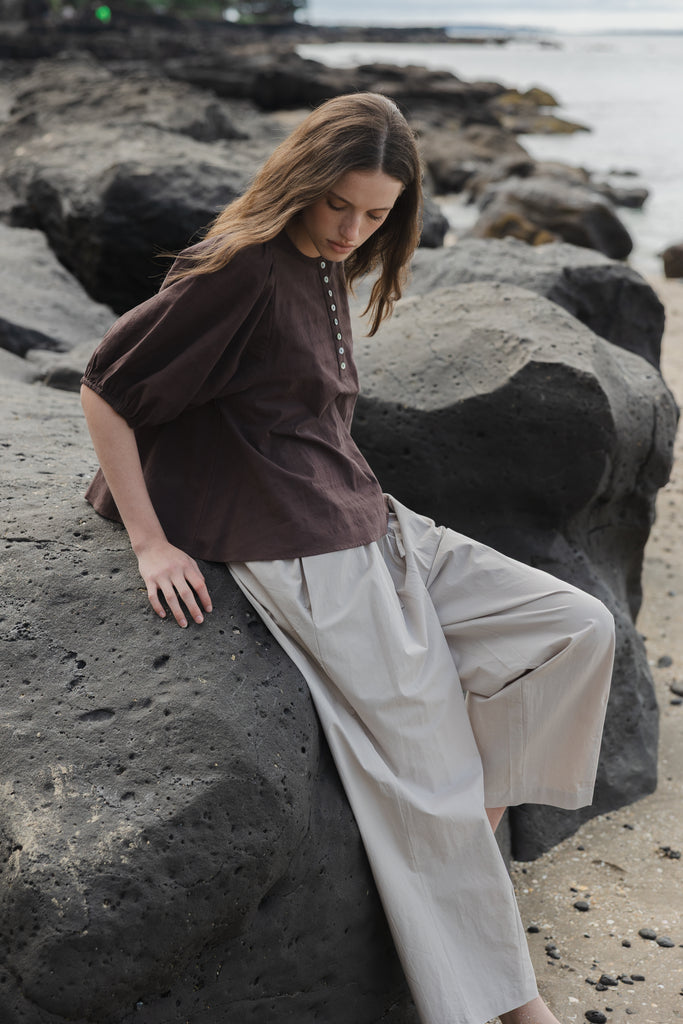 Effortless Pant - Oyster