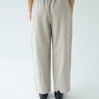 Effortless Twill Pant - Oat