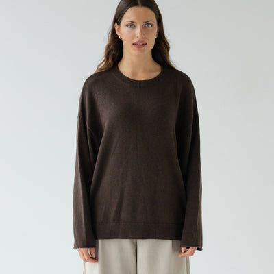 Knitted Cotton & Cashmere Pullover