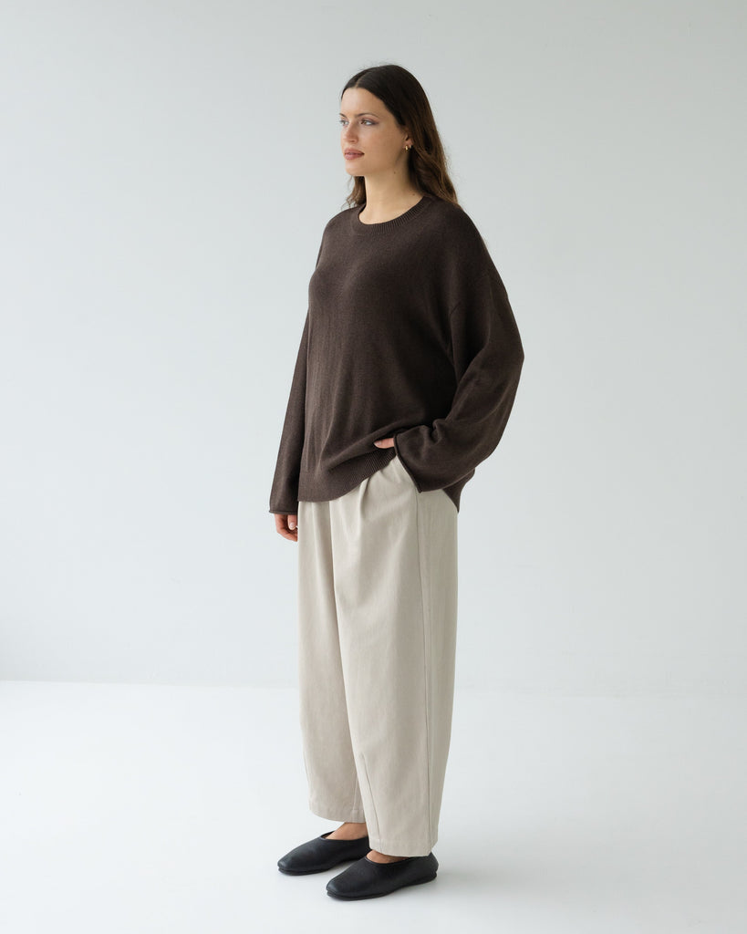 Knitted Cotton & Cashmere Pullover