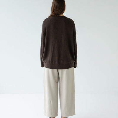 Knitted Cotton & Cashmere Pullover