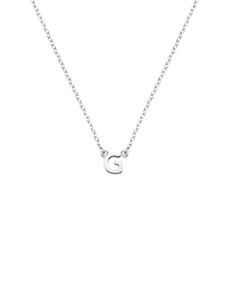 Little Letter Necklace - Silver