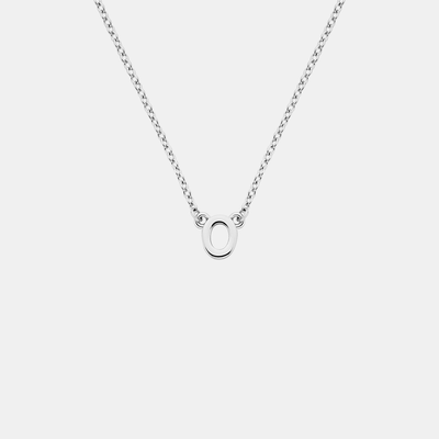 Little Letter Necklace - Silver