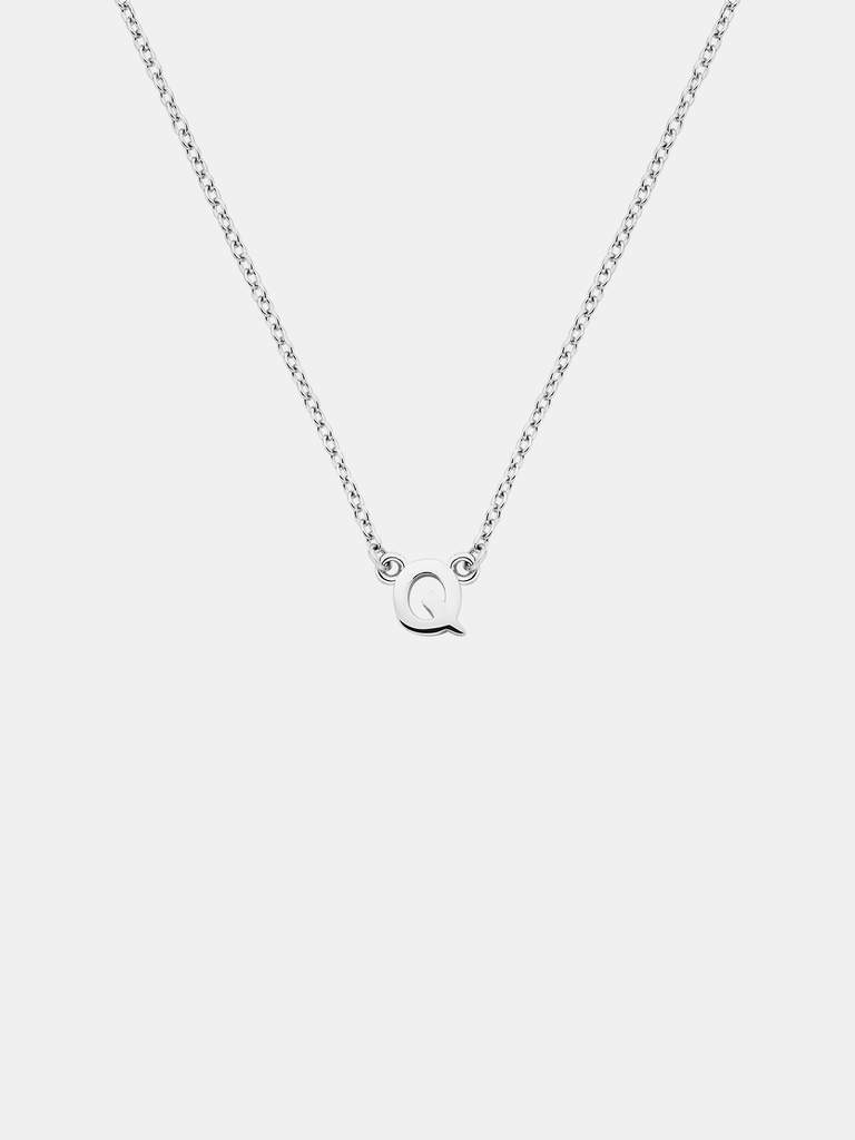 Little Letter Necklace - Silver