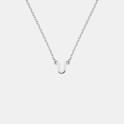 Little Letter Necklace - Silver