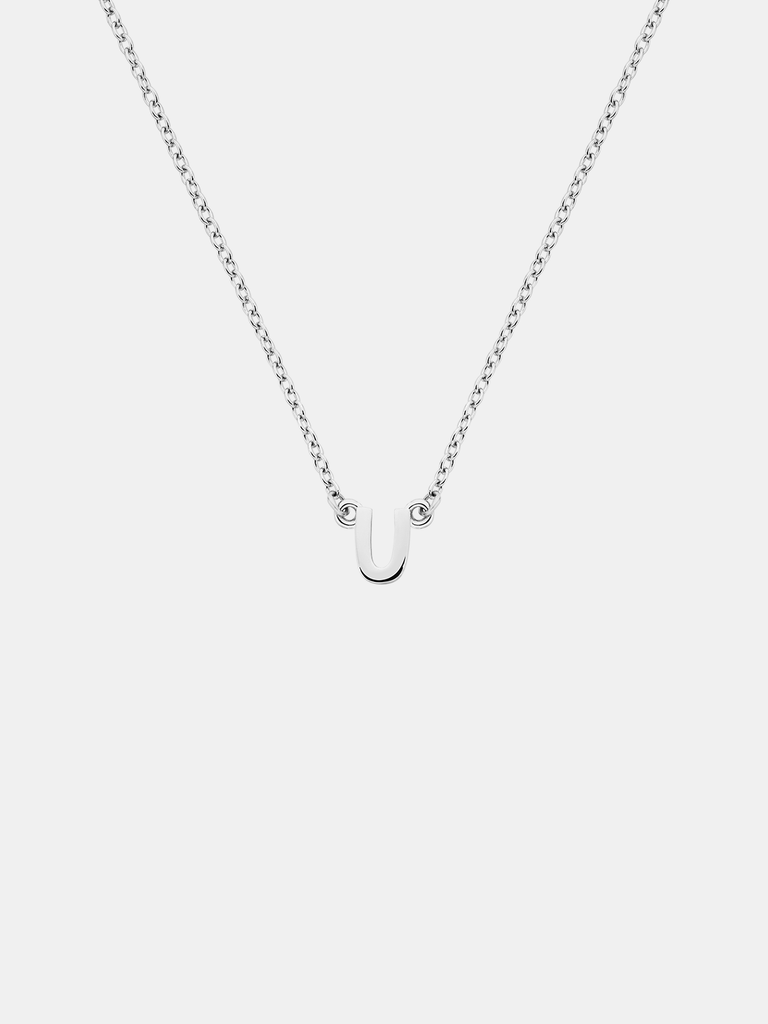 Little Letter Necklace - Silver