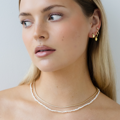 Micro Pearl Necklace