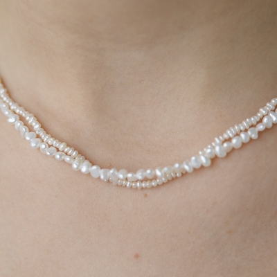 Micro Pearl Necklace