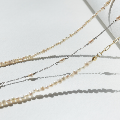 Micro Pearl Necklace