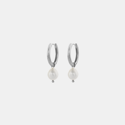 Pearl Hoop Huggies