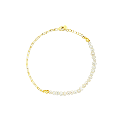 Pearl Mini Link Bracelet