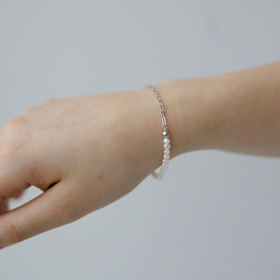 Pearl Mini Link Bracelet