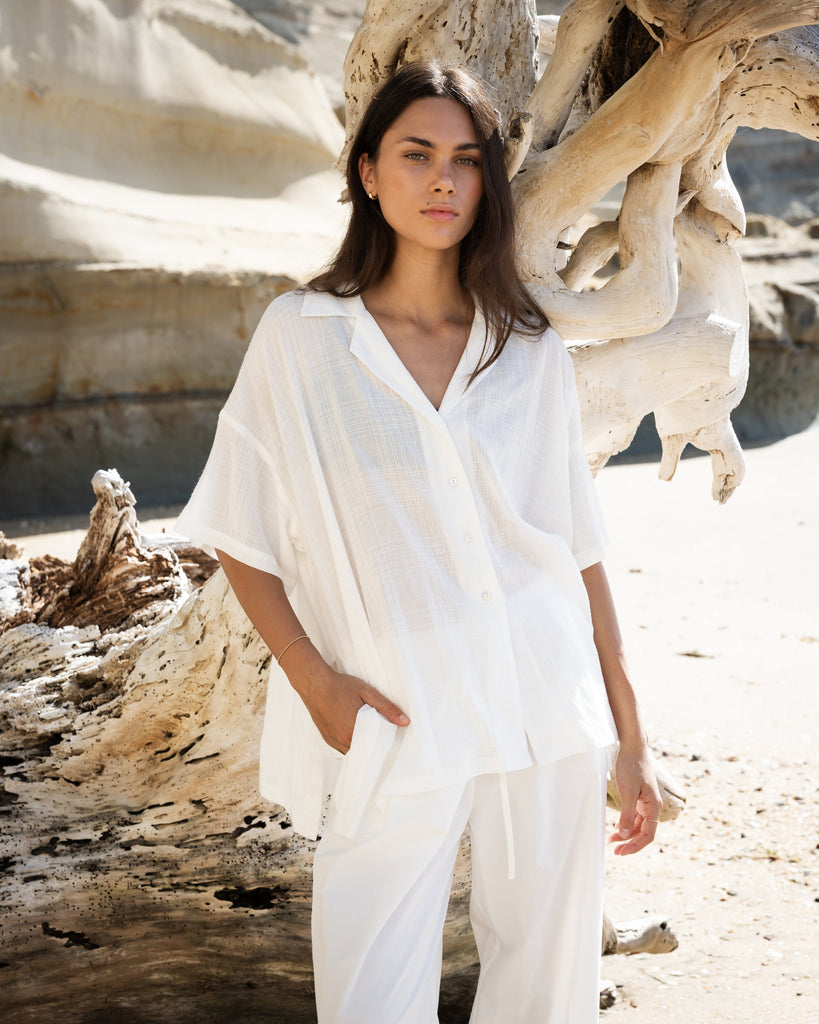 Short Sleeve Shirt - White