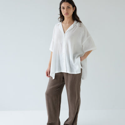 Short Sleeve Shirt - White