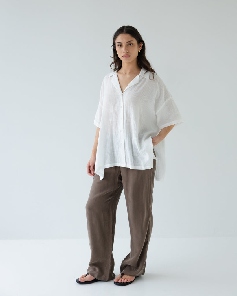 Short Sleeve Shirt - White