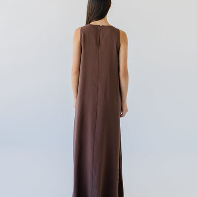 Silky Maxi Dress - Earth