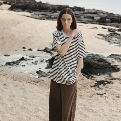 Silky Wide Leg Pant - Earth