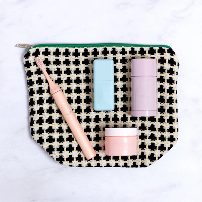Cotton Wash Bag - Black