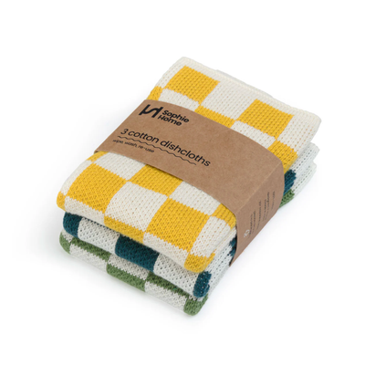 Dishcloth Set - Citrus Check