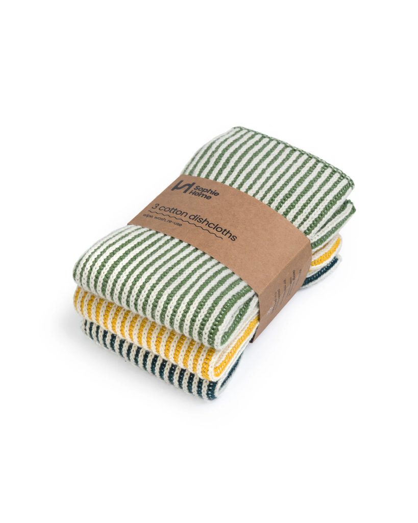 Dishcloth Set - Citrus Stripe
