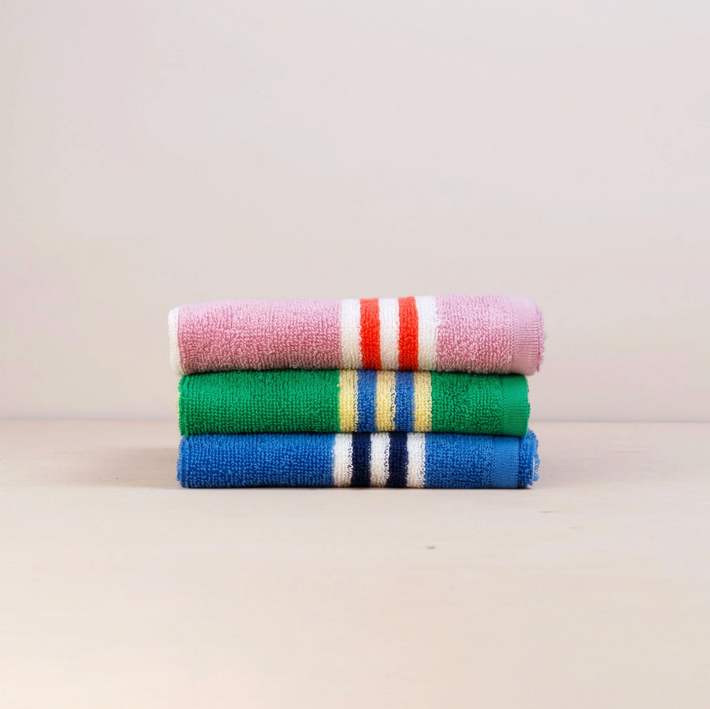 Stripe Hand Towel - Cobalt