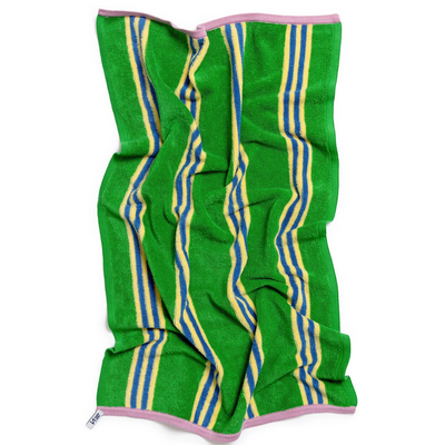 Stripe Hand Towel - Green