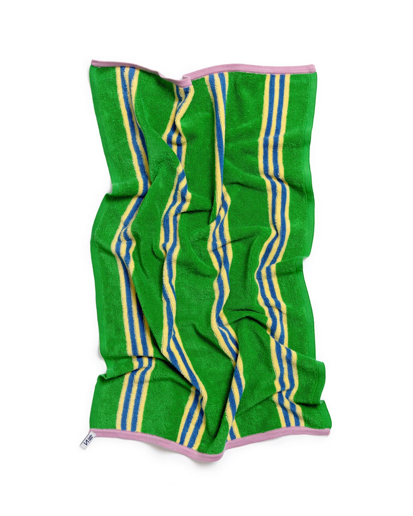 Stripe Hand Towel - Green