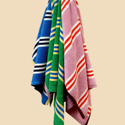 Stripe Hand Towel - Green