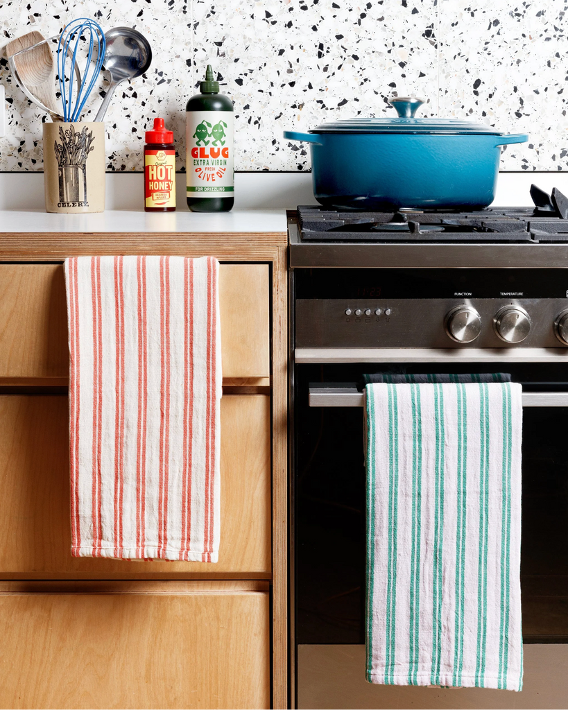 Tea Towel - Red Stripe