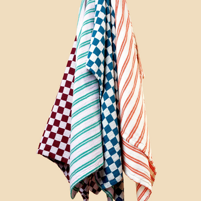 Tea Towel - Red Stripe