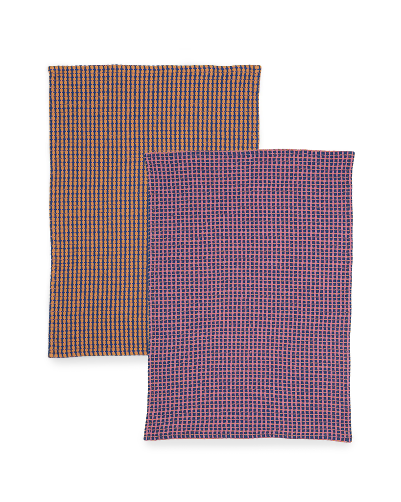 Tea Towel Set - Cobalt