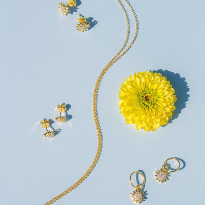 x PP - Super Sunburst CZ Necklace