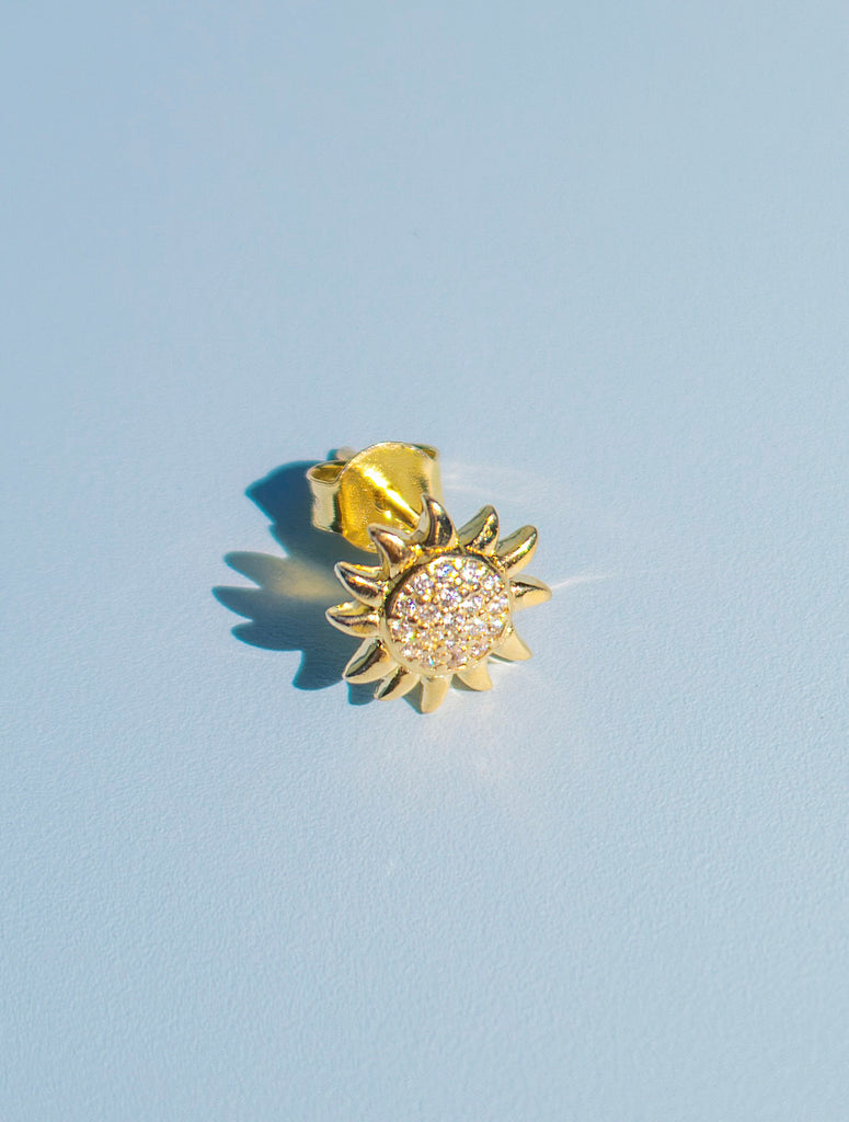 x PP - Super Sunburst CZ Studs