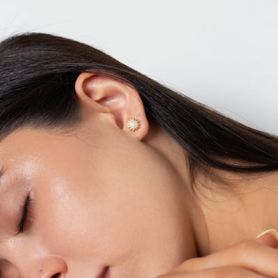 x PP - Super Sunburst CZ Studs