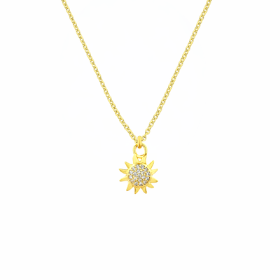 x PP - Super Sunburst CZ Necklace
