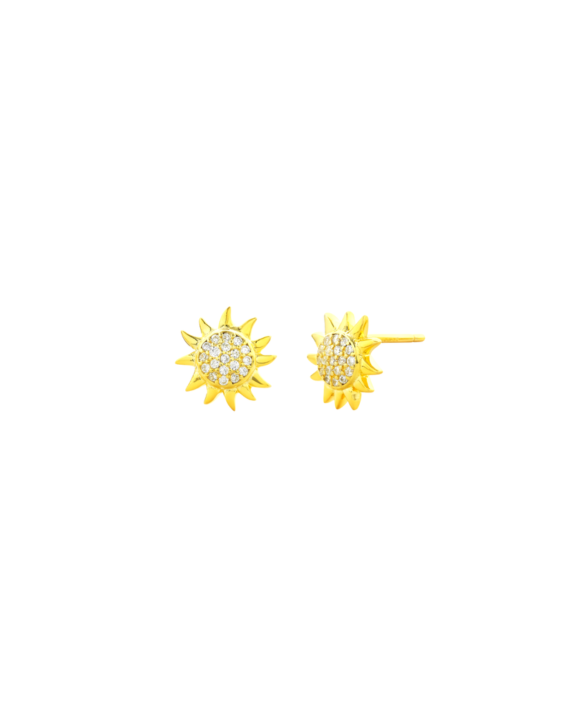 x PP - Super Sunburst CZ Studs