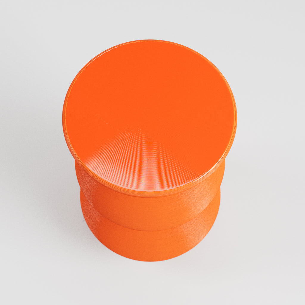 Bubble Side Table - Orange