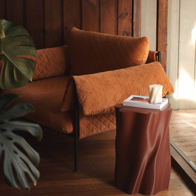 Lulu Stool - Burgundy