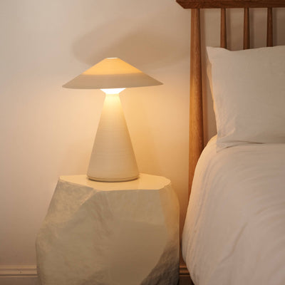 Small Century Table Lamp - Eggshell