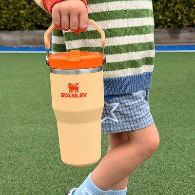 Flip Straw Tumbler 20oz - Orange Sherbet
