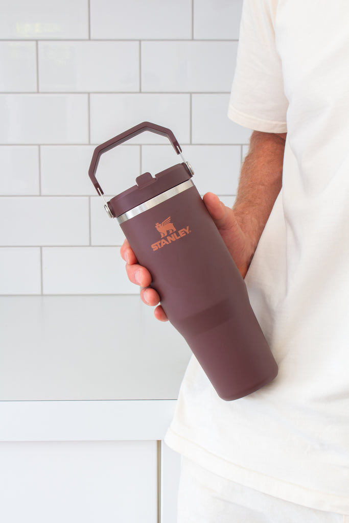 Flip Straw Tumbler - Coffee