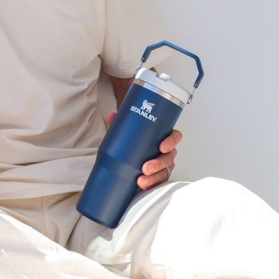 Flip Straw Tumbler - Dark Navy