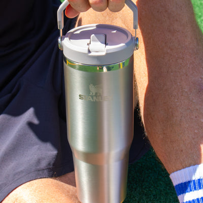 Flip Straw Tumbler - Stainless Steel