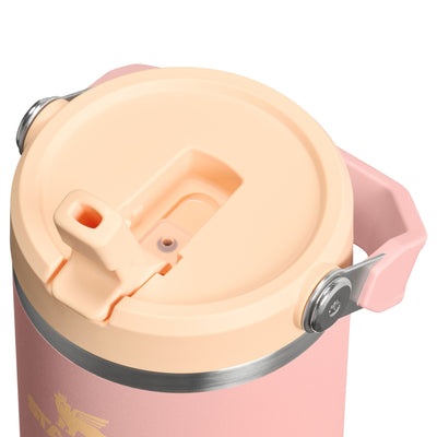 Flip Straw Tumbler - Peach Rose