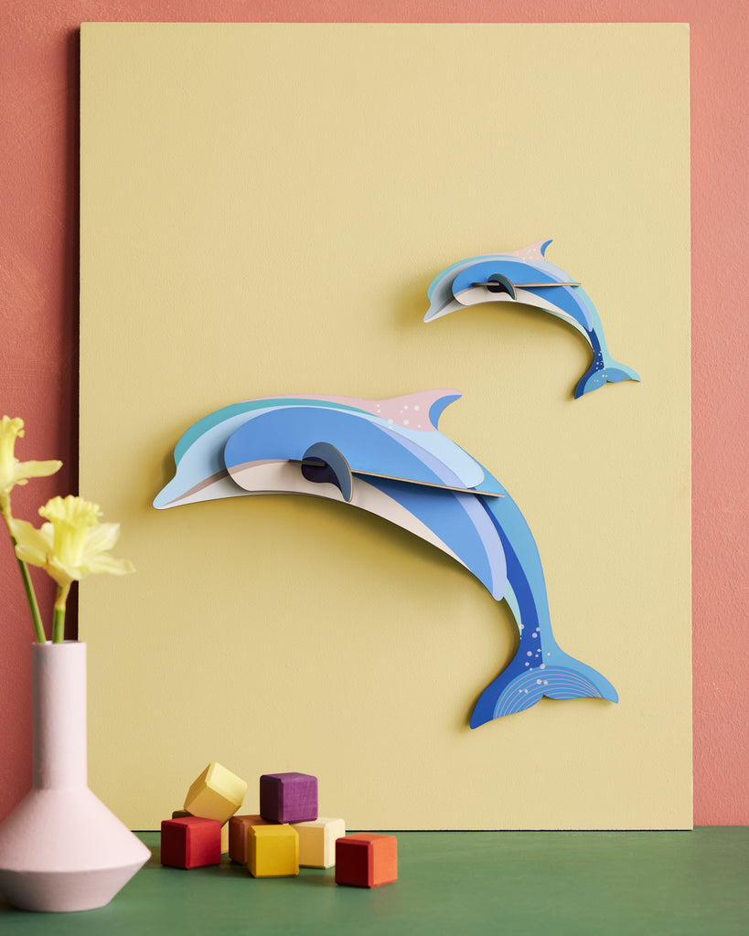 Dolphin Pair Wall Art