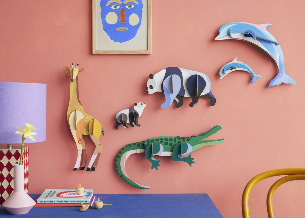 Panda Family Wall Art